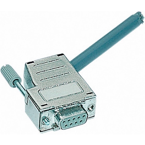 HARTING 09 67 009 0435 09670090435 D-sub behuizing Aantal polen: 9 Kunststof, gemetalliseerd 180 °, 45 ° Zilver 1 stuk(s)