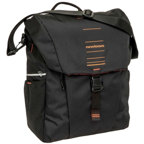 Enkele Fietstas Vigo Single 18,5L Zwart/Oranje