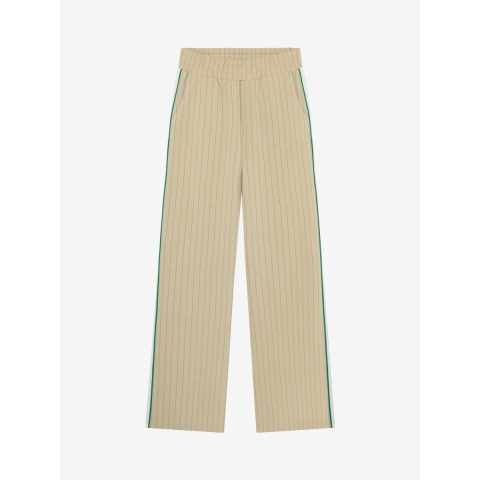 Indian Blue Jeans Broek - Brede krijtstreep - Zandschelp - Indian Blue Jeans - 12 jaar (152) - Broeken - Katoen