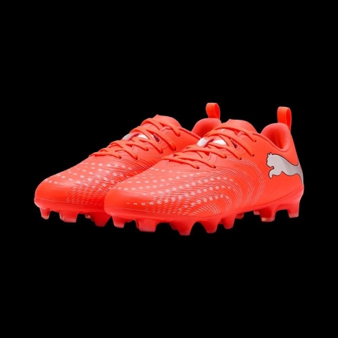 Puma Voetbalschoenen - Toekomst 9 Play FG/AG Jr - Rood - Puma - 32 - Voetbalschoenen