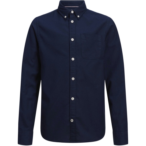 Jack & Jones Overhemd - JjEoxford - Navy Blazer - Jack & Jones - 16 jaar (176) - Overhemd