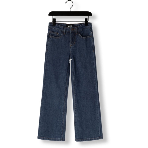 Molo Jeans - Asta - Blue Geborsteld - Molo - 8 jaar (128) - Jeans