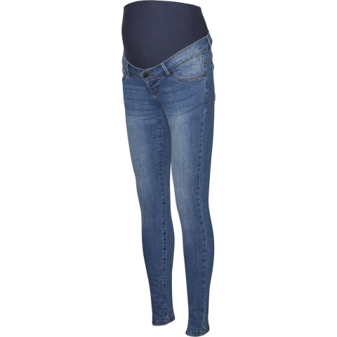 Jeans Mamalicious Slim Fit Blauw
