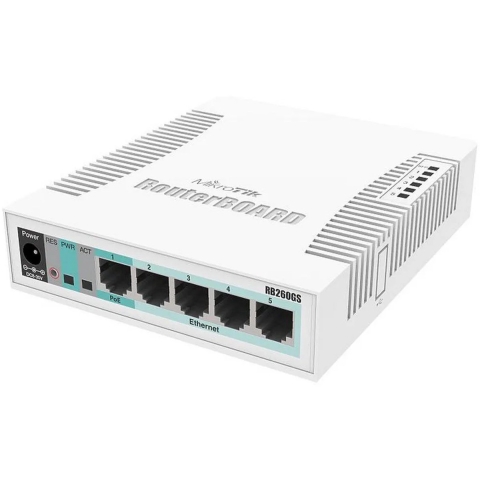 MikroTik RB260GS Smart Switch (CSS106-5G-1S)