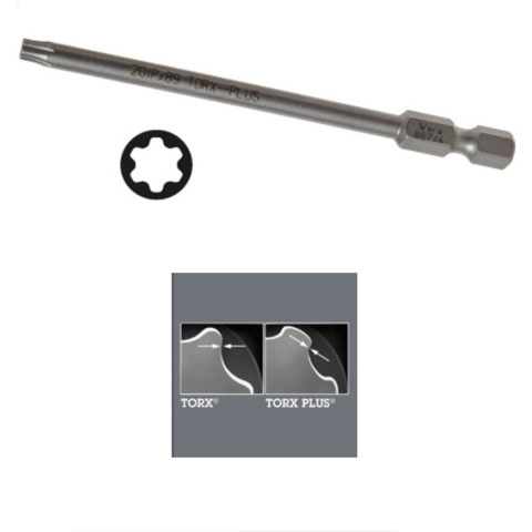 Wera 867/4 Z IP 05134676001 Torx-bit 30 IP Gereedschapsstaal Taai, Gelegeerd F 6.3 1 stuk(s)