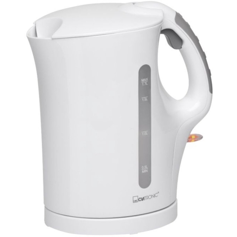 Clatronic WK 3819 W Waterkoker Snoerloos Aantal/Volume: 1.7 l Wit