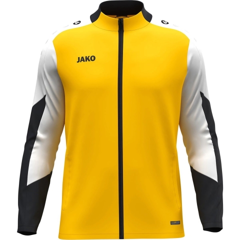 JAKO 9370D Polyestervest Dynamic Dames - Geel/Wit/Zwart - M (38/40)
