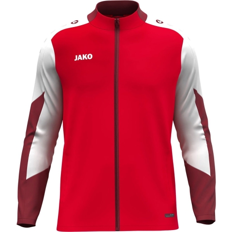 JAKO 9370K Polyestervest Dynamic Kids - Rood/Wit/Donkerrood - 140