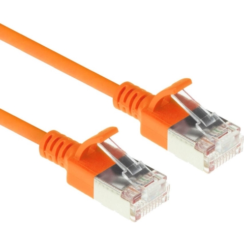 ACT Oranje Cat6a LSZH slimline kabel 5m