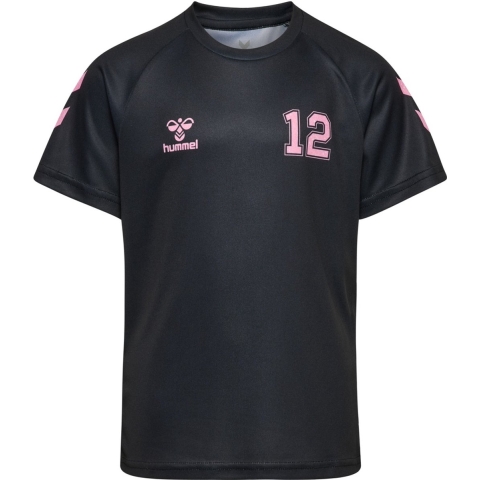 Hummel T-Shirt - hmlShimmer - Black/Bruids Rose - Hummel - 10 jaar (140) - T-Shirts