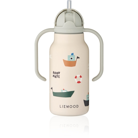 Liewood Drinkfles - Kimmie - 250 ml - Zeilen/Sandy - Liewood - OneSize - Drinkflessen