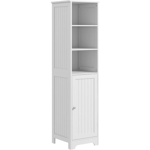 4goodz Kleankin badkamerkast 40x38x160cm 3 vakken en 1 kastvak