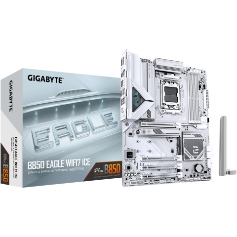GIGABYTE GiBy B850 EAGLE WF7 ICE moederbord