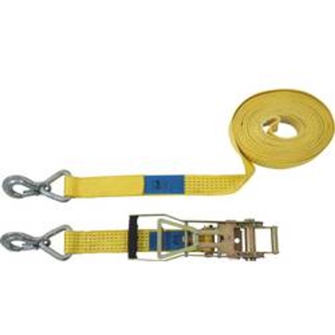 Petex 43193119 Spanband (tweedelig) Trekkracht (lc) vastbinden (enkel/direct)=2500 daN (l x b) 10 m x 50 mm Spanband