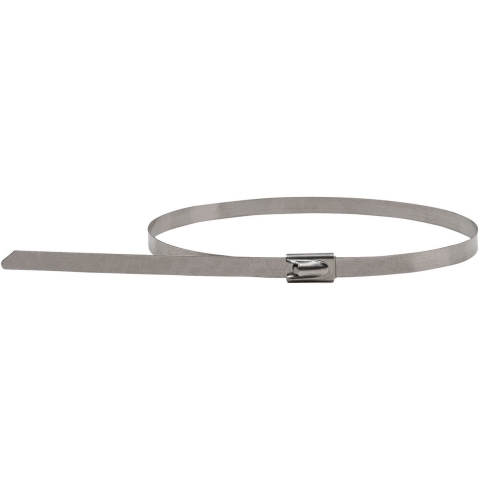 KS Tools 115.1593 RVS kabelbinder met kogelsluiting, 4,6x350mm, 100 stuks