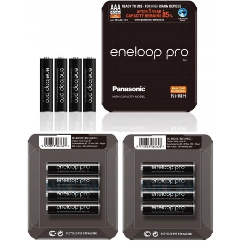 Voordeelpak 12 stuks Panasonic Eneloop Pro AAA batterijen - 930mAh oplaadbaar