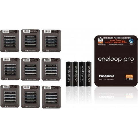 Voordeelpak 40 x Panasonic Eneloop Pro AAA batterijen - 930mAh oplaadbaar