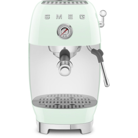 SMEG ECF03PGEU 50's Style Handmatige Espressomachine - Watergroen
