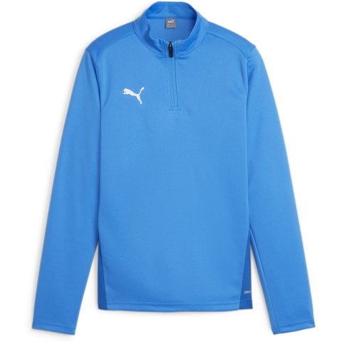 Puma Blouse - TeamDOEL Training 1/4 Zip - Elektrisch Blue Limona - Puma - 12 jaar (152) - Shirts