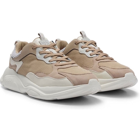 Heren Hugo Leon Sportschoenen in Beige