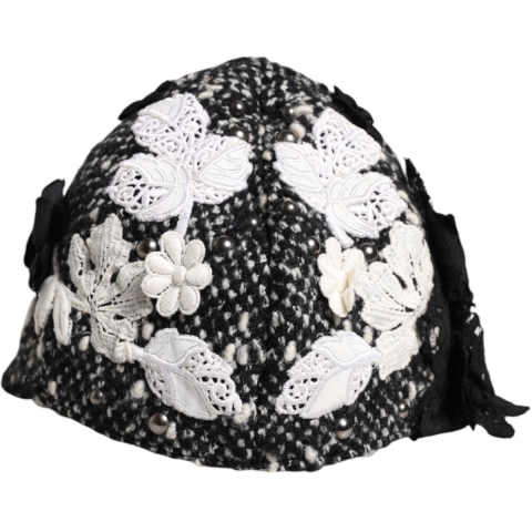 Geborduurde Tweed Hoed