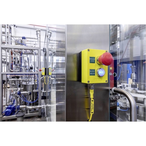 Enclosure for command devices, 22 mm, round, plastic, gray, 2 command