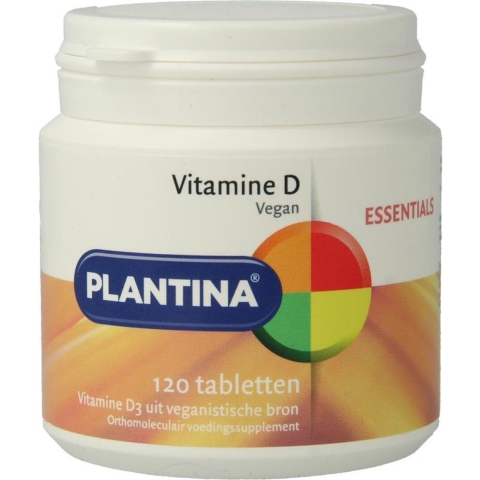Plantina Vitamine D3 10mcg Tabletten