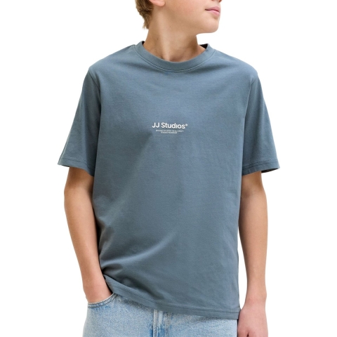 Jack & Jones T-Shirt - JjeSoho - Blue Mirage - Jack & Jones - 12 jaar (152) - T-Shirts