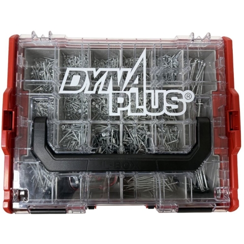 Dynaplus 0289.25.00010 2500-delige L-Boxx Assortimentskoffer - Indoor - Verzinkt - Torx - Inclusief Bitset