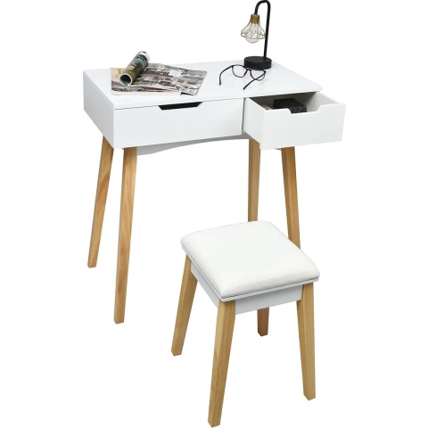 Coast 2 in 1 Kosmetische Tafel - Inklapbare Spiegel en Kruk