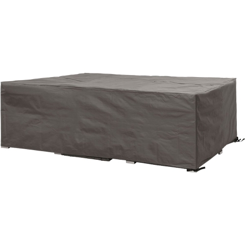 Perel Buitenhoes voor tuinset, grijs, rechthoekig, 280 cm x 230 cm x 80 cm