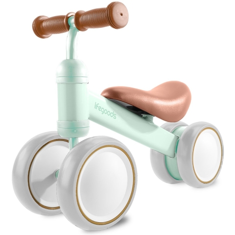 LifeGoods TurboToddler Loopfiets - Speelgoed Vanaf 1 jaar - Kinderstep - Mintgroen