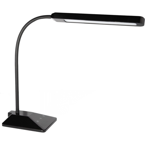 Auronic Bureaulamp - Verstelbaar - LED - Zwart - 66 x 14.5 x 11 cm