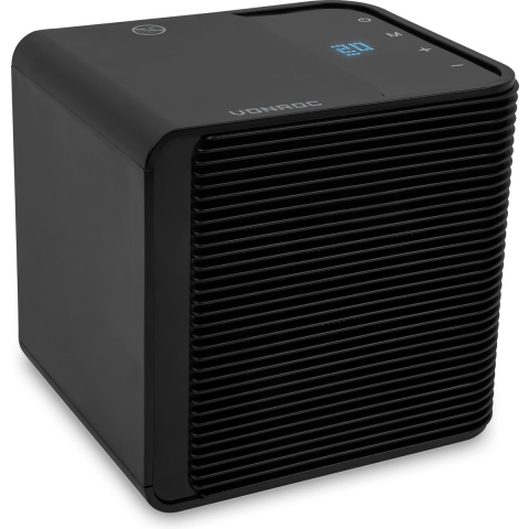 VONROC Elektrische kachel - ventilatorkachel - 1000W/2000W - Keramisch - 3 standen - LED display - thermostaat en timer – 20m2