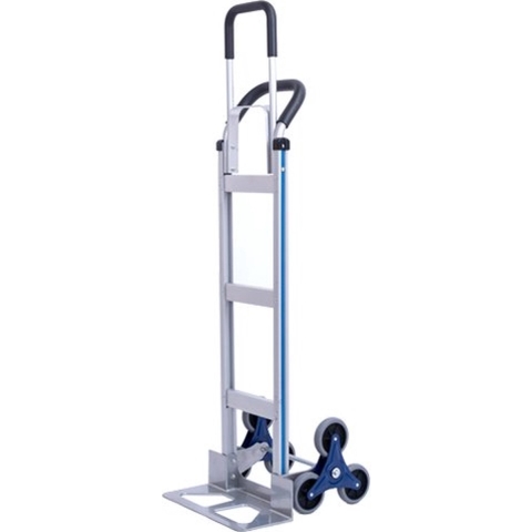 BRASQ Steekwagen Opvouwbaar Aluminium - Draagvermogen 150 KG - Steekkar - Traploper - Transportwagen - Trolley