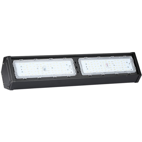 VT‑9‑112 100W - LED - Lineaire highbay ‑ Lamp - Samsung‑chip - 4000K - Zwarte behuizing