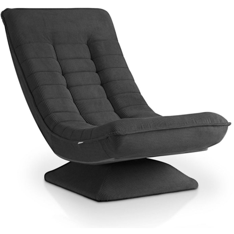 Relaxstoel / Relaxfauteuil Corsica - Corduroy - Donkergrijs
