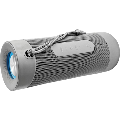 Denver Bluetooth Speaker Draadloos - Discolichten - Muziek Box - AUX - BTV208 - Grijs
