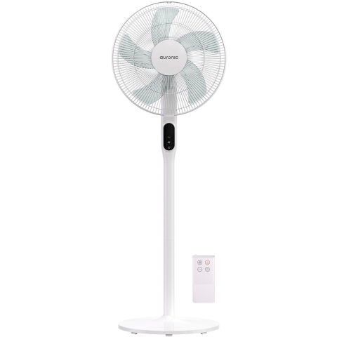 Auronic Statiefventilator - Staande Ventilator - Luchtkoeler - Vloer en tafelventilator - 3-in-1 - 12 Snelheden - Stille Ventilator - Fan - Met Afstandsbediening - Wit