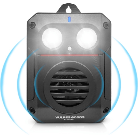 Vulpes Goods® Verjager Marterverjager PRO V3 – Ongedierteverjager - Steenmarter Verjager voor Outdoor Gebruik - 100% Waterdicht - Draadloos & Oplaadbaar