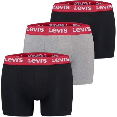 Levis Boxershorts - 3-pack - Black/Grijs Gevlekt - Levis - M - Medium - Boxershorts