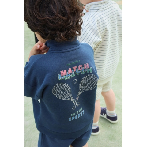 Konges Sløjd Sweatshirt - Half Zip - Lou - Spellbound - Konges Sløjd - 4 jaar (104) - Sweatshirt