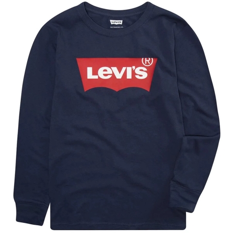 Levi's Blouse - Navy m. Logo - Levis - 68 - Shirts