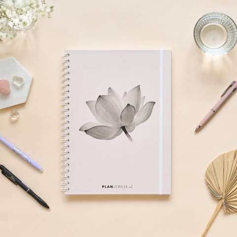 Planjeweek Weekplanner & Planboek Lotus A4