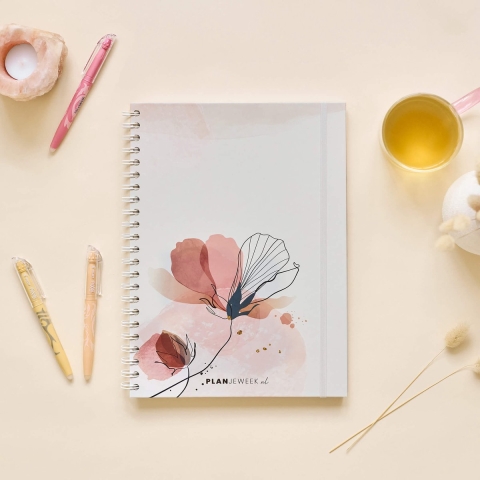 Planjeweek Weekplanner & Planboek Klaproos A4