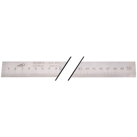 Helios Preisser Liniaal | lengte 1000 mm | staal | 1 stuk - 0452103 0452103