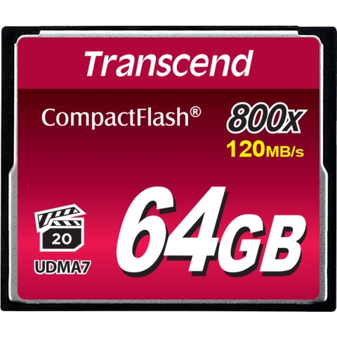 Transcend Premium 800x CF-kaart 64 GB