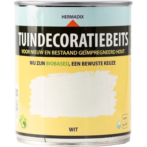 Tuindecoratiebeits Dekkend Wit 705 | 750 ML