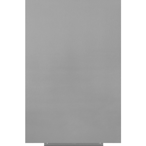 Rocada Whiteboard 6521PRO-9006 (b x h) 150 cm x 100 cm Grijs Kunststof coating Incl. opbergbakje, Horizontaal- of verticaalformaat