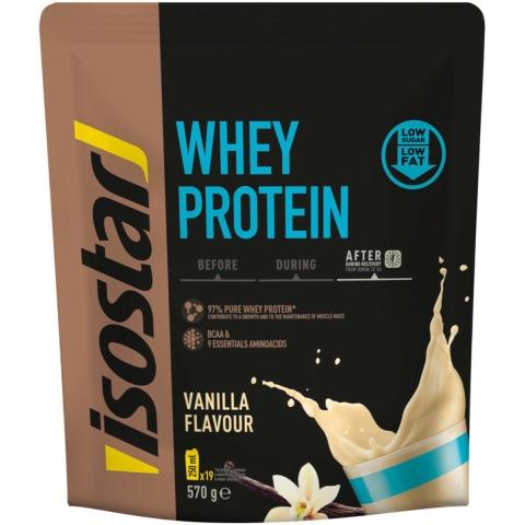 3x Isostar Whey Protein Vanille 570 gr